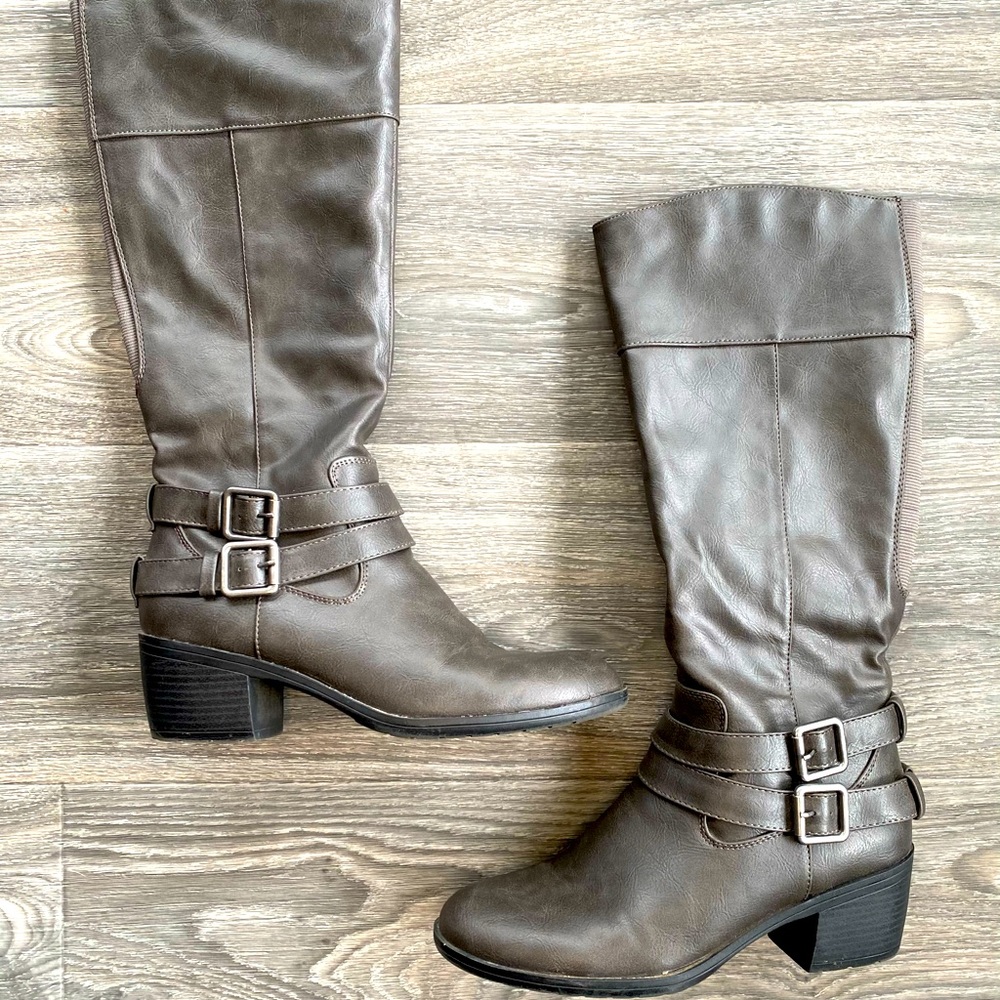 Life Stride Riding Boots faux leather